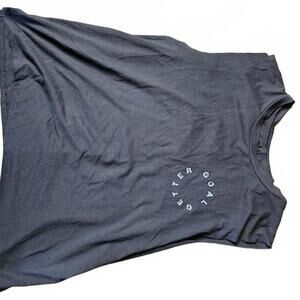 Black Sleeveless Top "Goal Getter"